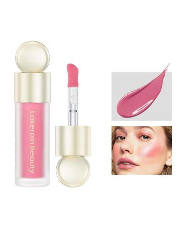 Zalati Liquid Blush 75ml Soft Cheek Color Cream Blusher Waterproof Long Lasting for Eyes Face Lips Plum