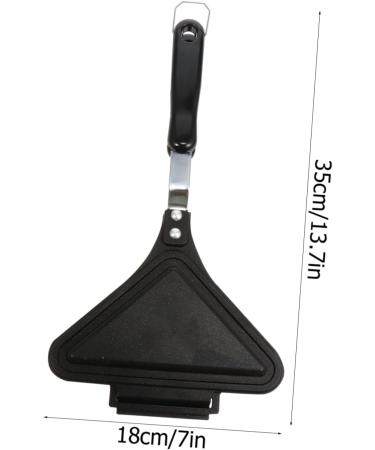 Zerodeko 2 Pcs Sandwich Pan Sandwich Mold Stovetop Griddle Mini Saucepan Grilling Pan Stovetop Mini Grill Nonstick Frying Pan Press Pan Frying Pot Aluminum Frying Pan Aluminum Alloy Bread 35X18X4CMx2pcs Blackx2pcs - Buy Online on GoSupps.com
