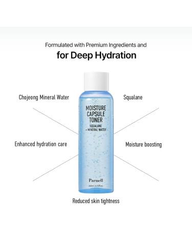 Parnell Squalane Hydrating Duo | Toner & Cream Set | Mineral Water High Potency Squalane 15% | Moisture Lock & Skin Barrier Support K-Beauty - Buy Online on GoSupps.com
