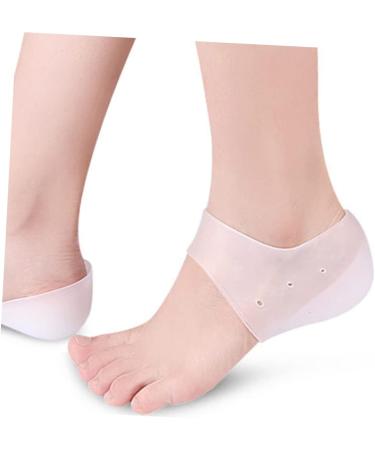 NOLITOY Heel Cover Silicone Gel Inserts - Men s Athletic Shoes Insoles & Cushions for Plantar Support - Comfortable Half Pad for Sneakers - White - Buy Online on GoSupps.com