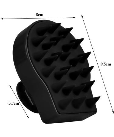 Cutefly Scalp Massage Brush - No Silicone Black | Premium Hair Care Tool for Relaxation & Scalp Health - Shop Internationally - Buy Online on GoSupps.com