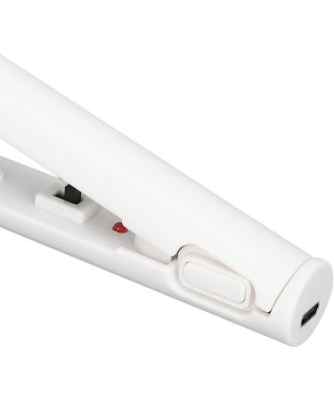Buy Portable White Hair Straightener | Even Heating Flat Iron for Perfect Hair Bangs | International Shipping - Buy Online on GoSupps.com