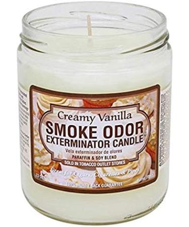 Smoke Odor Exterminator 13 Oz Candle Combo - Cinnamon Apple & Creamy Vanilla for Home Freshness - Buy Online on GoSupps.com