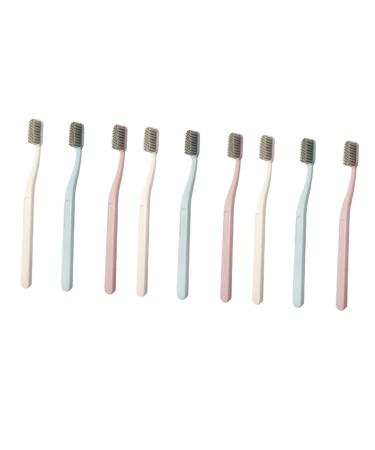 Hapinary 9 STK hardhaar toothbrush Tools for the tooth cleaning manual oralpaedon giteer safe travel toothbrush toothbrushes from nylon toothbrushes for adults frosted care brushes travel