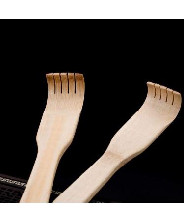 Bamboo Massager Back Scratcher - Durable Wooden Anti-Scratch Health Massage Tool for Ultimate Relaxation - Buy Online on GoSupps.com
