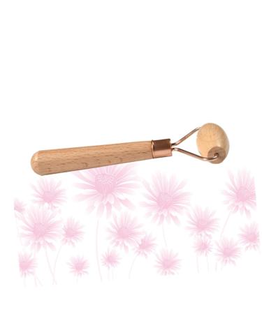 FOMIYES Wooden Eye Roller Face Massager Muscle Roller Stick Anti- Aging Facial Roller Facial Massager Tool Head Massager Skin Roller Massage Stick Roller Face Tool Scraper Cosmetic Bamboo