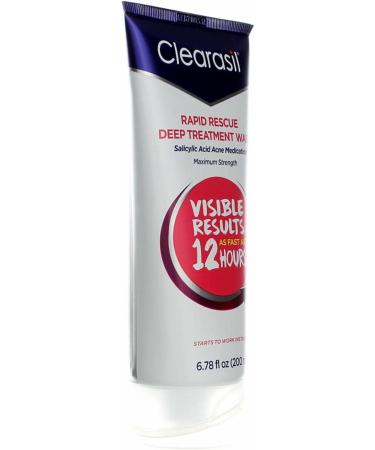 Clearasil Rapid Rescue Deep Treatment Wash 6.78 fl oz - Fast Acne Relief & Clear Skin - Buy Online on GoSupps.com