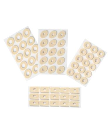 CLISPEED 4sheets Latex Corn Stickers Feet Corn Pad Corn Shoes Sticker Foam Stickers Corn Protector Cushions Toe Separator Silicone Gel Corn Pads for Toe Cushions Pads Foot Latex Sponge