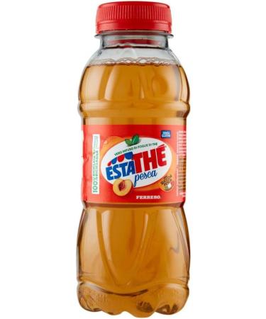 Italian Gourmet E.R. Ferrero ESTATHE Pack of 24 disposable PET bottles for Pesca iced tea 330 ml - Buy Online on GoSupps.com