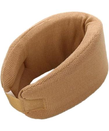 FOMIYES Neck Brace - Soft Foam Supporter for Posture & Spine Stabilization Unisex Khaki - Neck Guard Orthotics - Buy Online on GoSupps.com