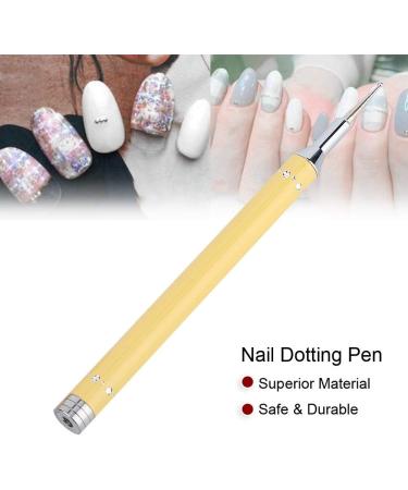 Buy Nail Art Dotting Pen - Easy to Use Yellow Nail Dotting Tool for Home & Salon Perfect for Manicures - Buy Online on GoSupps.com