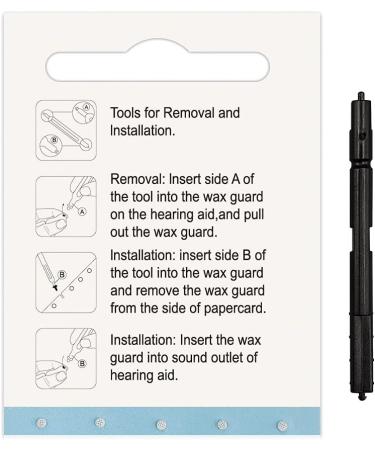 50-Pcs 1mm Disposable Wax Guard Filters Cleaning Tool Accessories Hearing Aid Wax Guard Filters for phonak  widex  Unitron and Resound Hear Clear Hearing aid Filters - Buy Online on GoSupps.com