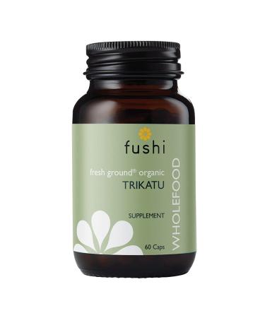 Fushi Organic Trikatu Capsules 60 Caps | Fresh-Ground Whole Food | Boots Digestion Improves Metabolism Weight Loss & Nasal Problems | Ethical & Vegan | Made in the UK