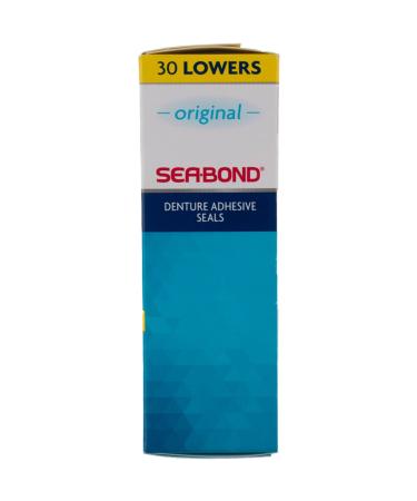 Sea-Bond Denture Adhesive Seals Lowers Original - 30 ea. Pack of 6 - Buy Online on GoSupps.com