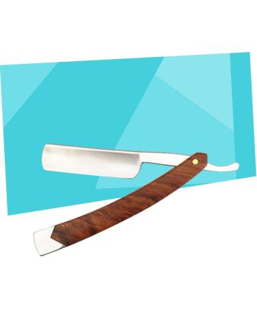 Magiclulu 3ST Straight Hairdresser Razor & Manscaped Trimmer for Men | Stainless Steel Inoxlm Razor Blade & Metal Spatula for Precision Grooming - Buy Online on GoSupps.com