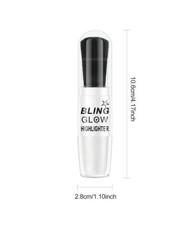 KYDA Glitter Powder Highlighter | High Gloss Loose Makeup for Face & Body - Sparkling Coverage 0.18 oz - Buy Online on GoSupps.com