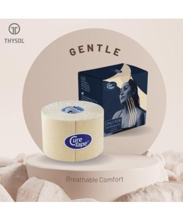 CureTape Gentle: Hypoallergenic Kinesiology Tape for Sensitive Skin | Water Resistant K Tape for Elderly & Children | Easy Removal | Medical Grade - Buy Online on GoSupps.com