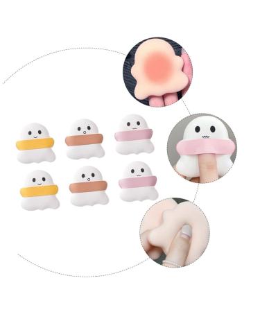 FRCOLOR Baby Puff 12 Pcs - Premium Makeup Sponges & Cushions for Flawless Foundation Application | Soft Round Cotton Pads & Wedges for Women - Buy Online on GoSupps.com