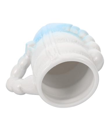 Minkissy bowl for foaming shaving foam body -shaped coffee mug shaving shell with a wide opening shaving foam bowl razor shaky shaky shaving tool shaving shells as shown