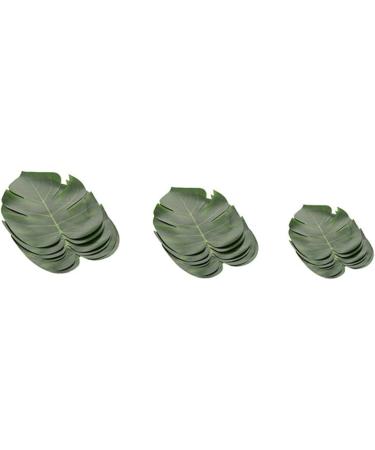 Zerodeko Personalized Gift 36 Pcs Home Decoration Supplies Artificial Leaves Fake Monstera Leaves Simulation Green Turtle Leaves Artificial Plants Household Personalised Gifts - Buy Online on GoSupps.com