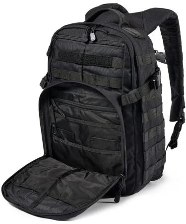 5.11 Tactical Backpack  Rush 12 2.0  Military Molle Pack  CCW and Laptop Compartment  24 Liter  Small  Style 56561  Black 1 SZ Black - Buy Online on GoSupps.com