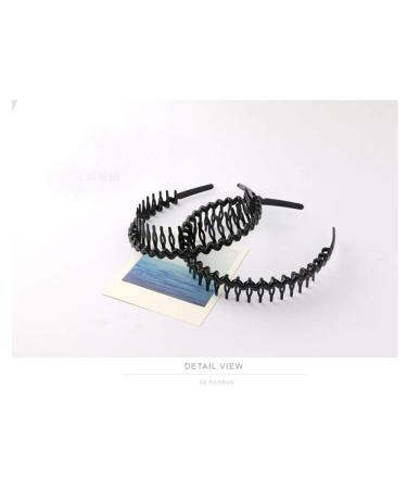 Cheerlife 6-Piece Black Plastic Hair Ropes with Teeth - Durable Hair Bands & Headbands for Men & Women | Stylish Hair Accessories - Buy Online on GoSupps.com