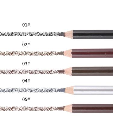 FRCOLOR 2 Sets Makeup Pencil Set Double Pencil Brush Long Lasting Natural Dark Coffee 2 Pieces*2 - Buy Online on GoSupps.com