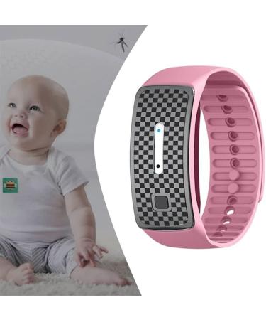 Ultrasound Mosquito Protection Bracelet | Waterproof Anti-Mosquito Band for Kids & Adults | Reusable Pink Design - Buy Online on GoSupps.com