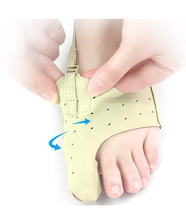 Healifty Unisex Big Toe Straightener & Bunion Corrector - Set of 3 (Light Yellow) - Foot Orthotics - Buy Online on GoSupps.com