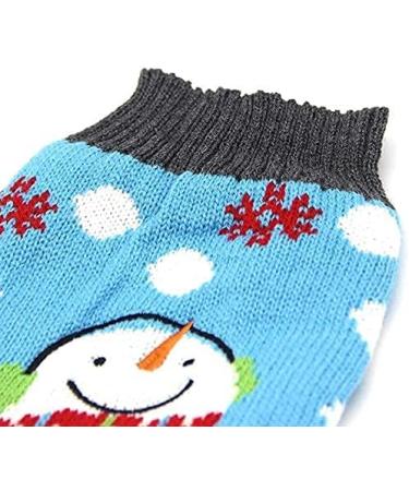 ABRRO Christmas Dog Sweater - Warm Holiday Pet Sweaters for Small & Medium Dogs (XS Snowman-B) | Perfect Gift for Your Puppy - Buy Online on GoSupps.com