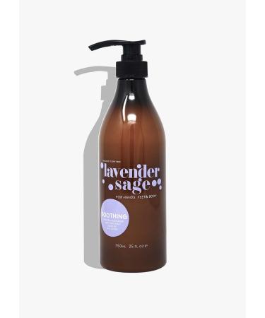 Vegan Shea Butter Lotion - Lavender & Sage 25oz | Hydrating & Natural Moisturizer for All Skin Types - Buy Online on GoSupps.com