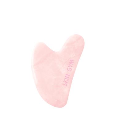 Skin Gym Sculpty Heart Gua Sha Face Massager for Under Eye Bags  Puffy Eyes and Fine Lines Anti-Aging Face Lift Skin Care Beauty Tool Rose Quartz