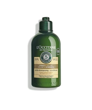 L'OCCITANE - Strength & Volume Conditioner - 250ml - Fine and fragile hair - Made in France