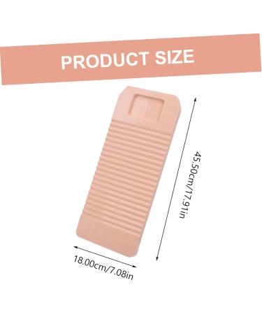 FOMIYES Plastic Washboard for Hand Washing Clothes - Durable 45.5x18cm Scrubbing Board in Pink - Ideal Household Wash Board for Efficient Laundry - Buy Online on GoSupps.com
