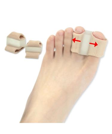 Carolhome Big Toe Straighteners 2PCS - Bunion Corrector & Toe Spacer - Soft Gel Toe Splint for Overlapping Toes - Men and Women - Buy Online on GoSupps.com