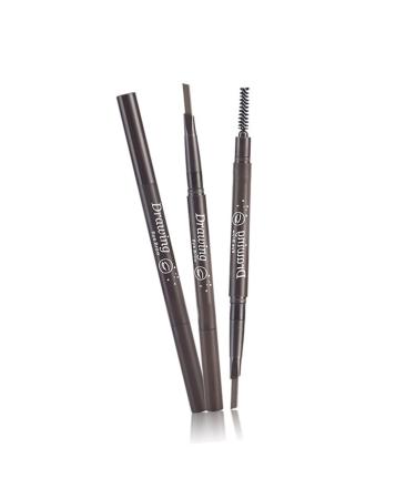 Mipcase 2 1 Eyebrow Brush Waterproof Brow Pencil Eye Brow Brush Eyebrow Pencil To Rotate Refill Five Colors
