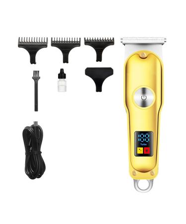 Pro Hair Clipper Hair Clipper Personal Care Electric Shaver Carving Electric Push LED Smart Display Portable
