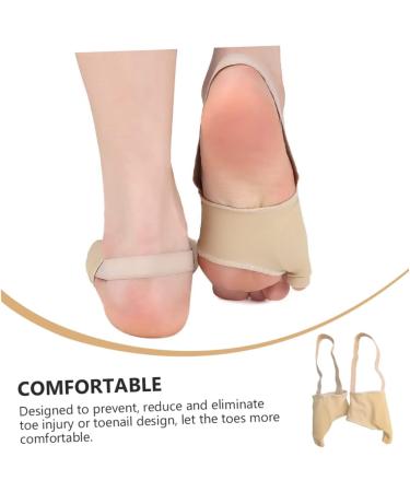 FOMIYES Gel Toe Cover Sleeve Protectors - Bunion & Toe Separator - Pinky Toe Guards - 1 Pair (19x6.5cm) - Buy Online on GoSupps.com