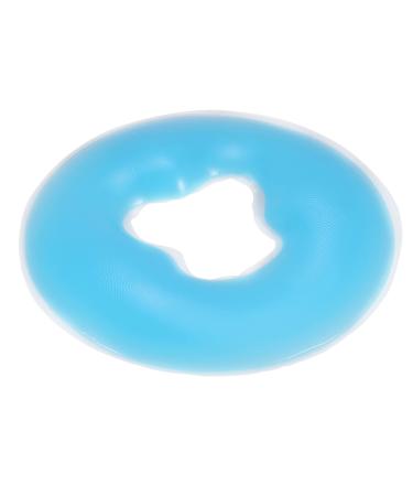 Face Down Pillow  Soft Silicone Pillow Pad Face Relax Pillow Face Relax Cradle Cushion Pad Soft Massage Face Head Support for Face SPA Beauty Salon  Blue