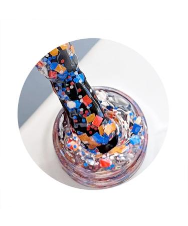 FANNEST Colorful Neon Reflective Glitter Gel Nail Polish - Soak Off LED UV 15ml CS04 - Buy Online on GoSupps.com