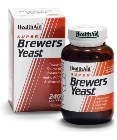 HealthAid Brewers Yeast 240 Tablets - Natural 240 Count (Pack of 1) - Buy Online on GoSupps.com