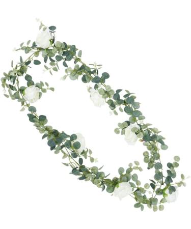 TOPBATHY 3pcs Peony Decorate Camera Insert Home Decoration Mirror Decor Wings Decoration Fake Rattan Camellia Money Leaf Household Decor White Rose Ornaments Wall Decor Eucalyptus Rose Vine As Shownx3pcs 195*9*6cmx3pcs - Buy Online on GoSupps.com