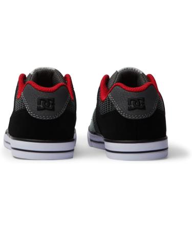 DC Shoes Boys Pure Elastic Sneaker - 33 EU Red Heather Grey - International Shipping Available - Buy Online on GoSupps.com