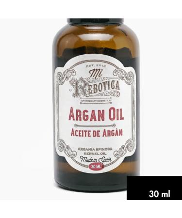 MI REBOTICA | Argan Hair Oil 30ml | Hair Vitamins | Hair Oil | Argan Oil with Vitamin E and Antioxidants | Moisturizes Nourishes and Repairs Hair Ends - Buy Online on GoSupps.com