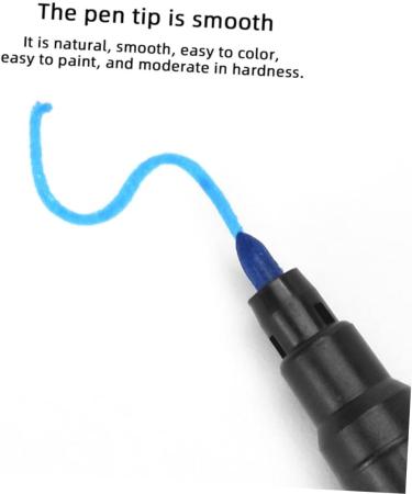 6pcs Eyebrow Eye Mapping Makers Oil Position Brow Waterproof Mark Fine Makeup Pens Marking Pen 13.9x1.8cm Blue - Buy Online on GoSupps.com