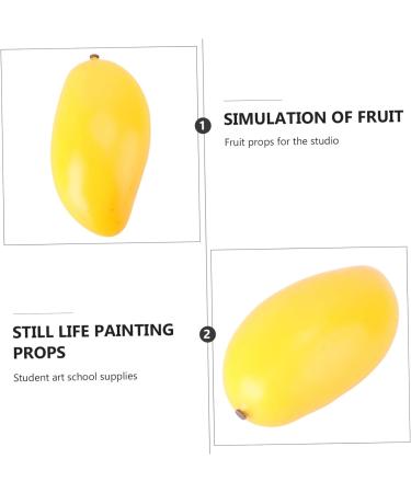 Zerodeko 3pcs Fake Fruit Fruit Model Model Simulated Fruit Creative Playthings Decor for Kitchen Fruit Ornament Fruit Desk Decorations Fruit Toys Creative Toys Mango Ornaments - Buy Online on GoSupps.com