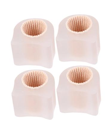VANZACK Thumb Splint Separator 2 Pairs Splitter Multi Use Tool Tools for Men Silicone Sleeves Bunion Splints Protectors Spacer Reusable Spacers Bunion Breathable Bunion Metatarsal Pads As Shown 2.7x2.2cm