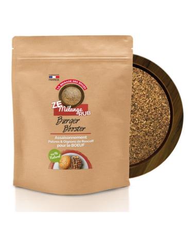 La Brigade des pices The Spice Brigade - RUB Burger Booster - Seasoning for homemade burgers - Roscoff PDO Onions & Peppercorns - 250g - 1