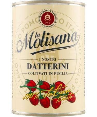  Italian Gourmet E.R. Lot de 6 tomates Molisana Datterini Puglia - 400 g + Italian Gourmet Pulpa 400 g - Buy Online on GoSupps.com