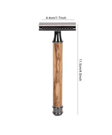 Wallfire Double-Sided Wooden Handle | Portable Manual Shaving Tool for Peeling & Grooming - Buy Online on GoSupps.com